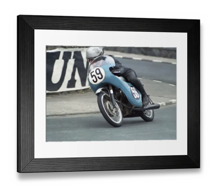 Framed Print : Bill Barker (Honda) 1969 Ultra Lightweight TT Framed Print : Bill Barker (Honda) 1969 Ultra Lightweight TT