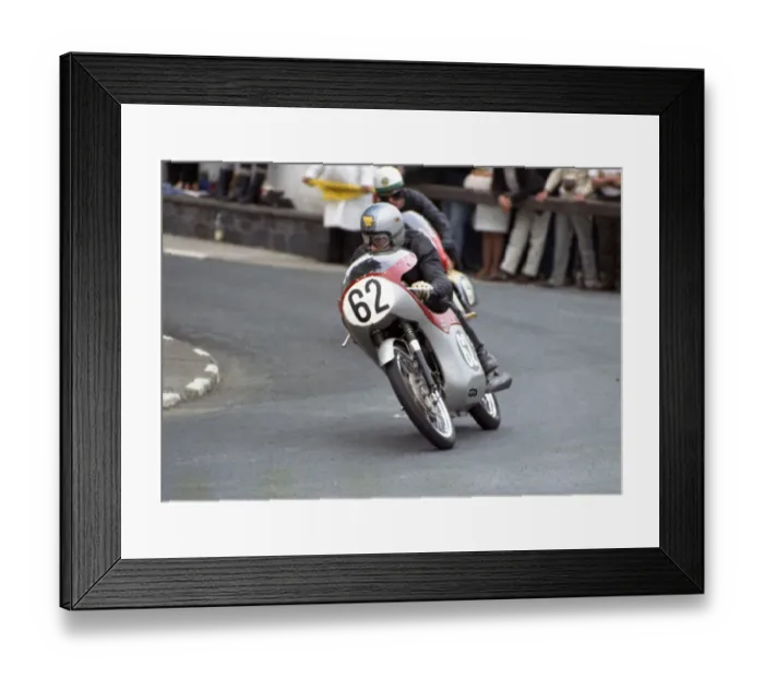 Framed Print : Nev Watts (Honda) 1969 Ultra Lightweight TT Framed Print : Nev Watts (Honda) 1969 Ultra Lightweight TT
