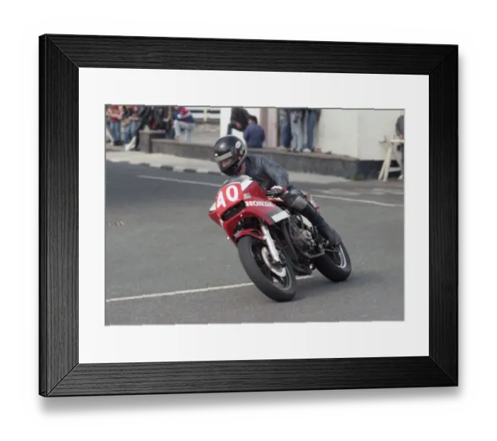 Framed Print : Emmet Nolan (Honda) 1986 Newcomers Manx Grand Prix Framed Print : Emmet Nolan (Honda) 1986 Newcomers Manx Grand Prix