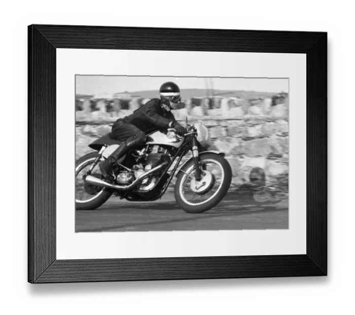 Framed Print : Maurice Price (BSA) 1959 Southern 100 Framed Print : Maurice Price (BSA) 1959 Southern 100
