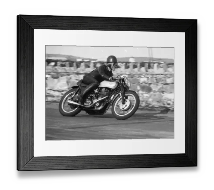 Framed Print : Terry Gribbin (BSA) 1959 Southern 100 Framed Print : Terry Gribbin (BSA) 1959 Southern 100