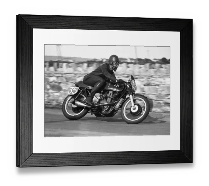 Framed Print : Bryan Gill (AJS) 1959 Southern 100 Framed Print : Bryan Gill (AJS) 1959 Southern 100