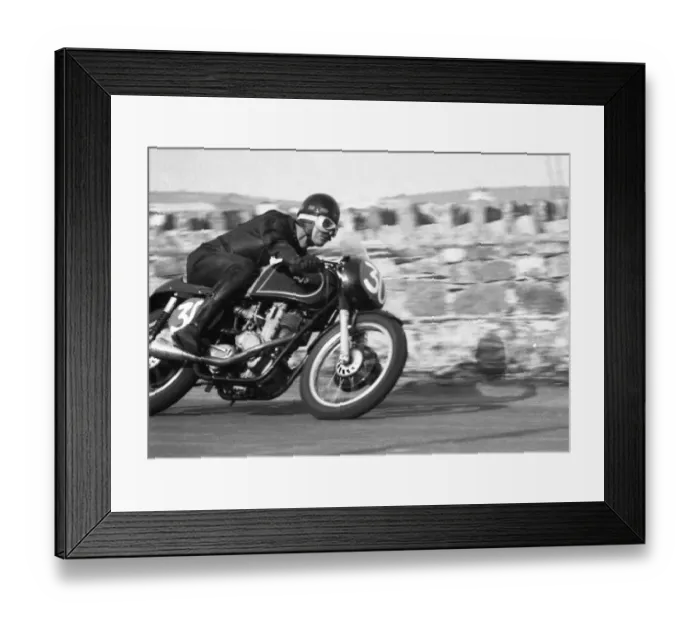 Framed Print : Bill Smith (AJS) 1959 Southern 100 Framed Print : Bill Smith (AJS) 1959 Southern 100