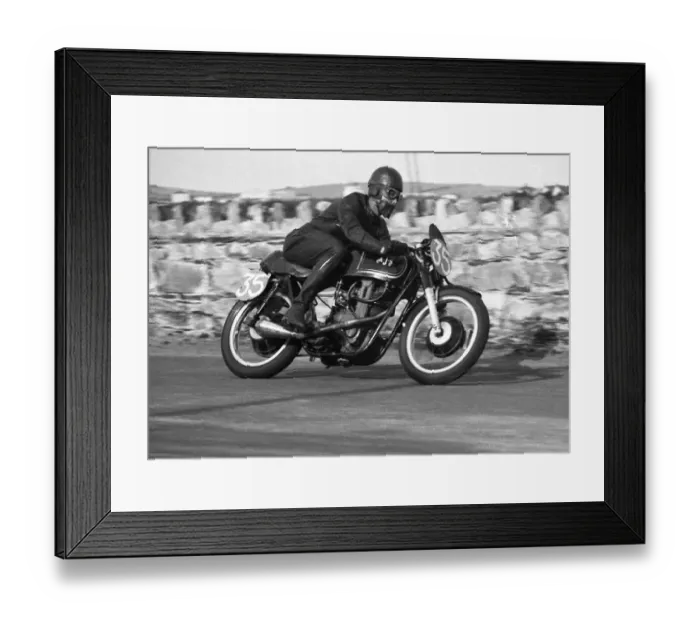 Framed Print : Bryan Gill (AJS) 1959 Southern 100 Framed Print : Bryan Gill (AJS) 1959 Southern 100