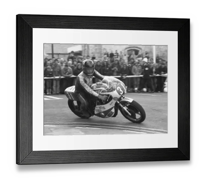 Framed Print : Hartley Kerner (PMS Kawasaki) 1980 Formula One TT Framed Print : Hartley Kerner (PMS Kawasaki) 1980 Formula One TT