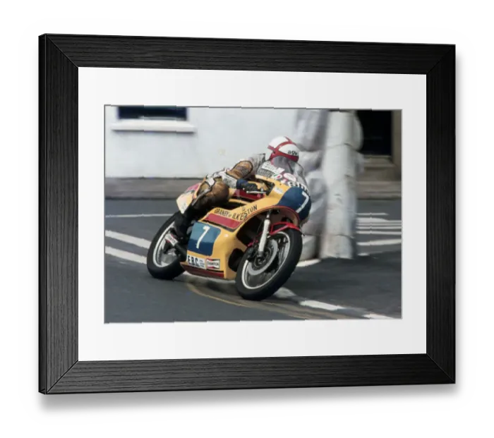Framed Print : Phil Mellor (Yamaha) 1981 Formula Two TT Framed Print : Phil Mellor (Yamaha) 1981 Formula Two TT