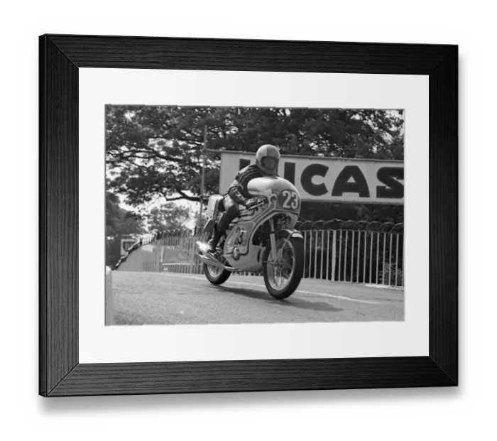 Framed Print : Dave Danks (Honda) 1975 Production TT Framed Print : Dave Danks (Honda) 1975 Production TT