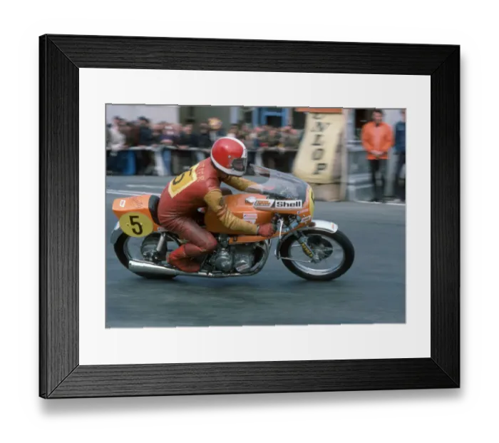 Framed Print : Tony Rutter (Honda) 1975 Production TT Framed Print : Tony Rutter (Honda) 1975 Production TT