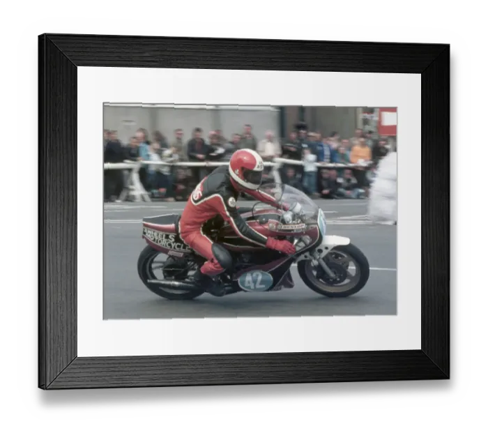 Framed Print : Eric Galbraith (Yamaha) 1981 Formula Two TT Framed Print : Eric Galbraith (Yamaha) 1981 Formula Two TT