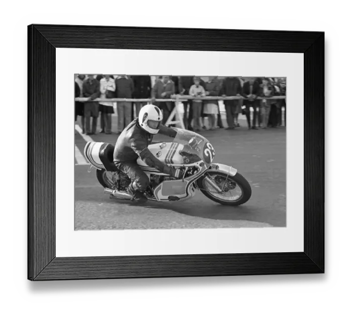 Framed Print : Terry McKane (Honda) 1975 Production TT Framed Print : Terry McKane (Honda) 1975 Production TT