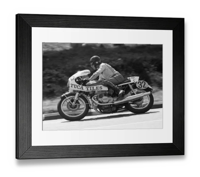 Framed Print : Kevin Cowley (Honda) 1975 Production TT Framed Print : Kevin Cowley (Honda) 1975 Production TT
