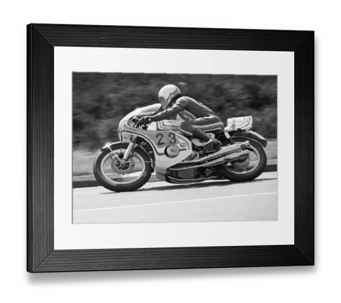 Framed Print : Dave Danks (Honda) 1975 Production TT Framed Print : Dave Danks (Honda) 1975 Production TT