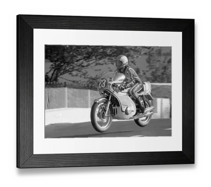 Framed Print : Dave Danks (Honda) 1975 Production TT Framed Print : Dave Danks (Honda) 1975 Production TT