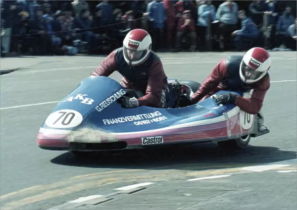Kurt Jelonek & Gerhard Wagner (Yamaha) 1981 Sidecar TT