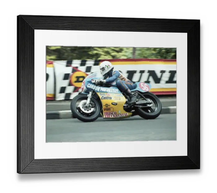 Framed Print : Chas Mortimer (Kawasaki) 1981 Formula One TT Framed Print : Chas Mortimer (Kawasaki) 1981 Formula One TT