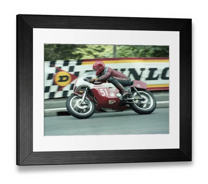Framed Print : Hartley Kerner (BSA) 1981 Formula One TT Framed Print : Hartley Kerner (BSA) 1981 Formula One TT