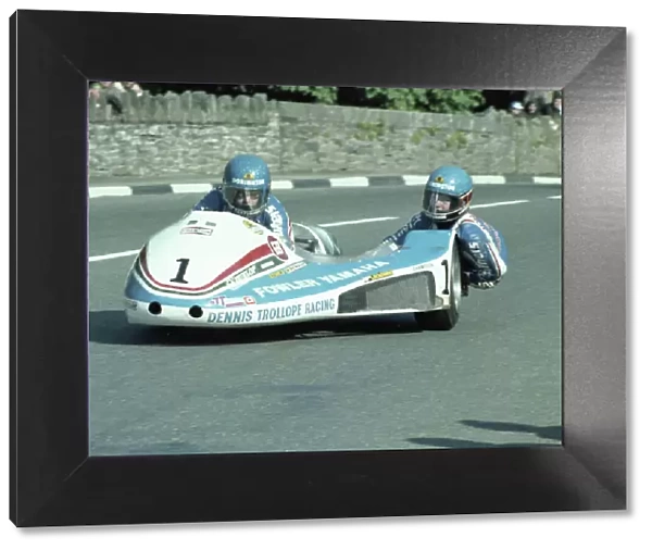 Jock Taylor & Benga Johansson (Fowler Yamaha) 1981 Sidecar TT