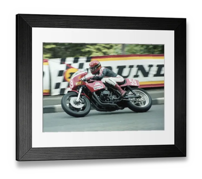 Framed Print : Fred Huggett (Honda) 1981 Formula One TT Framed Print : Fred Huggett (Honda) 1981 Formula One TT