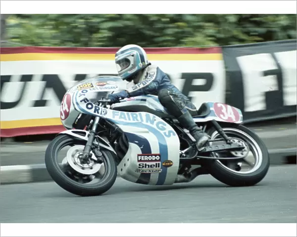 Les Burgan (Oxford Fairings Kawasaki) 1981 Formula One TT