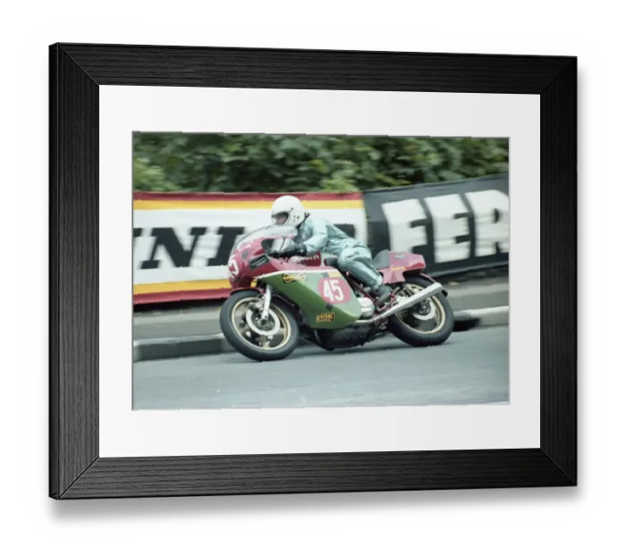 Framed Print : Mal Kirwan (Ducati) 1981 Formula One TT Framed Print : Mal Kirwan (Ducati) 1981 Formula One TT