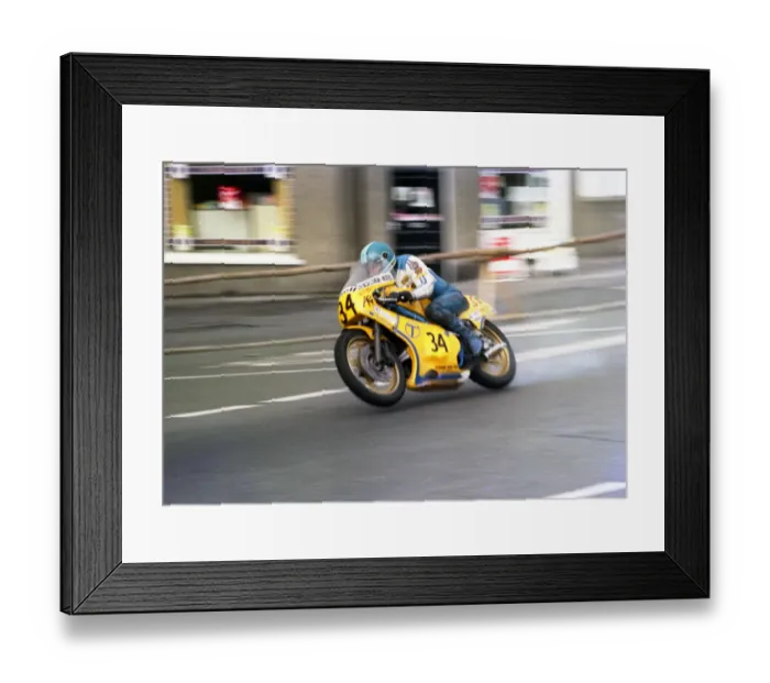 Framed Print : Keith Trubshaw (Yamaha) 1984 Senior Manx Grand Prix Framed Print : Keith Trubshaw (Yamaha) 1984 Senior Manx Grand Prix
