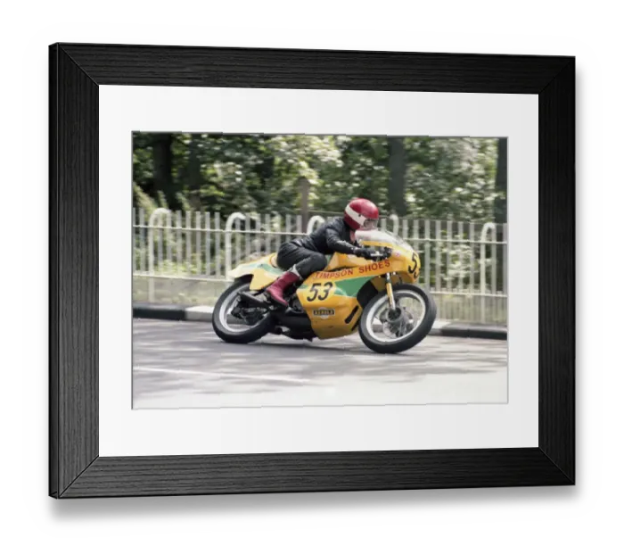 Framed Print : Bob Taylor (Yamaha) 1983 Senior Manx Grand Prix Framed Print : Bob Taylor (Yamaha) 1983 Senior Manx Grand Prix