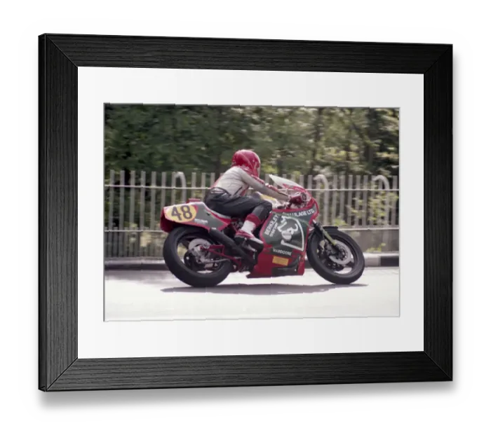 Framed Print : Colin Parker (Berkeley Kawasaki) 1983 Senior Manx Grand Prix Framed Print : Colin Parker (Berkeley Kawasaki) 1983 Senior Manx Grand Prix