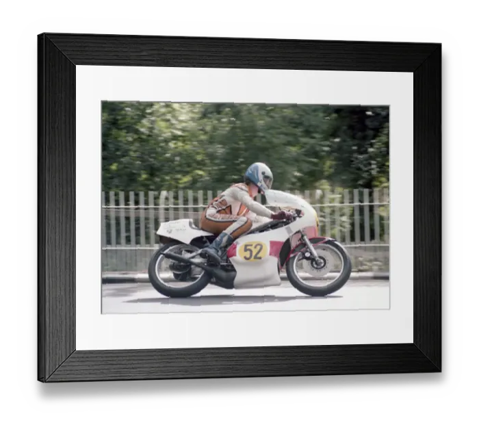 Framed Print : Graham Armstrong (Yamaha) 1983 Senior Manx Grand Prix Framed Print : Graham Armstrong (Yamaha) 1983 Senior Manx Grand Prix