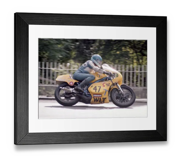 Framed Print : Keith Trubshaw (Yamaha) 1983 Senior Manx Grand Prix Framed Print : Keith Trubshaw (Yamaha) 1983 Senior Manx Grand Prix