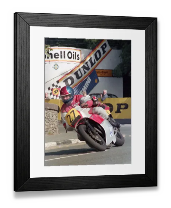 Framed Print : Tony Grey (Kawasaki) 1987 Senior Manx Grand Prix Framed Print : Tony Grey (Kawasaki) 1987 Senior Manx Grand Prix