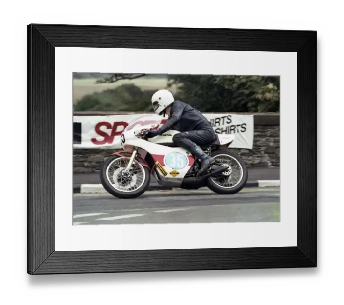 Framed Print : Rich Rogers (Yamaha) 1978 Junior Manx Grand Prix Framed Print : Rich Rogers (Yamaha) 1978 Junior Manx Grand Prix