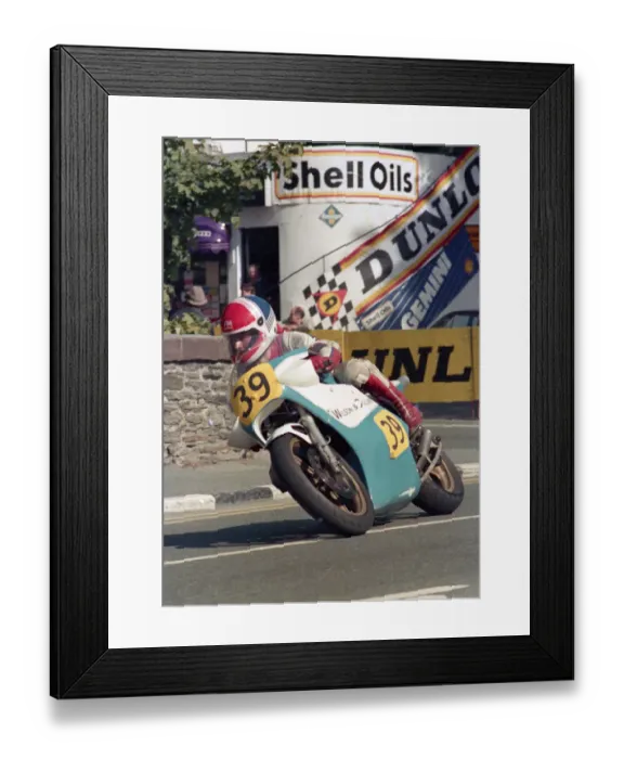 Framed Print : Norman Kneen (Suzuki) 1987 Senior Manx Grand Prix Framed Print : Norman Kneen (Suzuki) 1987 Senior Manx Grand Prix