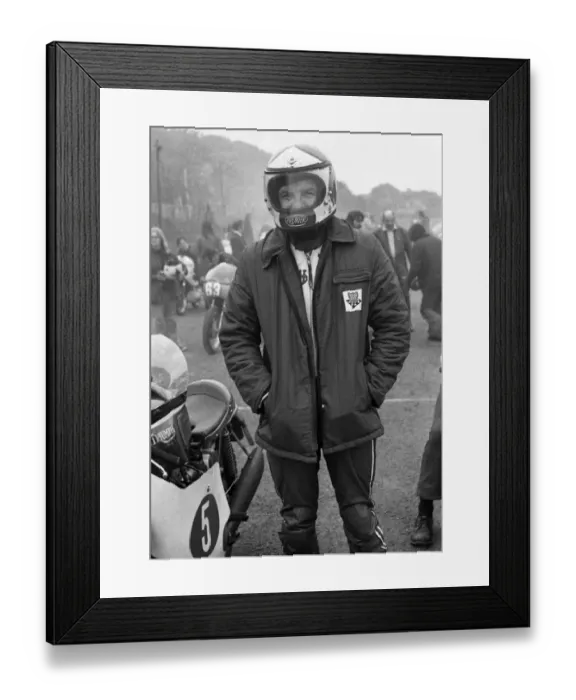 Framed Print : Tony Jefferies (Triumph) 1973 Production TT Framed Print : Tony Jefferies (Triumph) 1973 Production TT