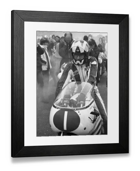 Framed Print : Peter Williams (Norton) 1973 Production TT Framed Print : Peter Williams (Norton) 1973 Production TT