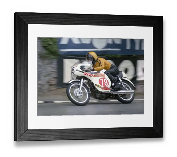 Framed Print : Phil Carpenter (Honda) 1973 Production TT Framed Print : Phil Carpenter (Honda) 1973 Production TT