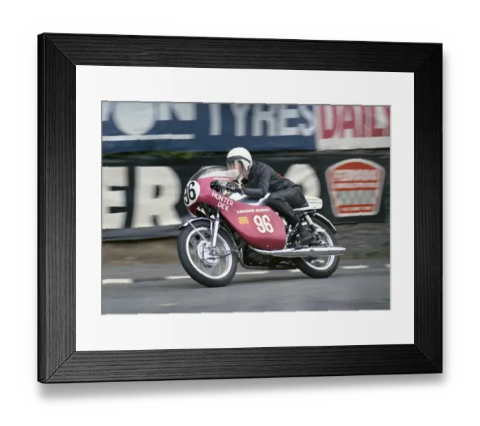 Framed Print : Dick Hunter (Suzuki) 1973 Production TT Framed Print : Dick Hunter (Suzuki) 1973 Production TT