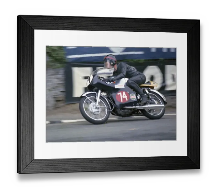 Framed Print : John Kiddie (Honda) 1973 Production TT Framed Print : John Kiddie (Honda) 1973 Production TT