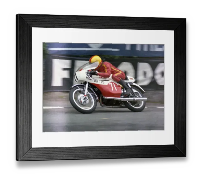 Framed Print : Eddie Roberts (Yamaha) 1973 Production TT Framed Print : Eddie Roberts (Yamaha) 1973 Production TT