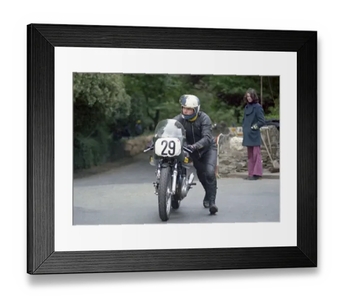 Framed Print : James Heath (Norton) 1973 Production TT Framed Print : James Heath (Norton) 1973 Production TT
