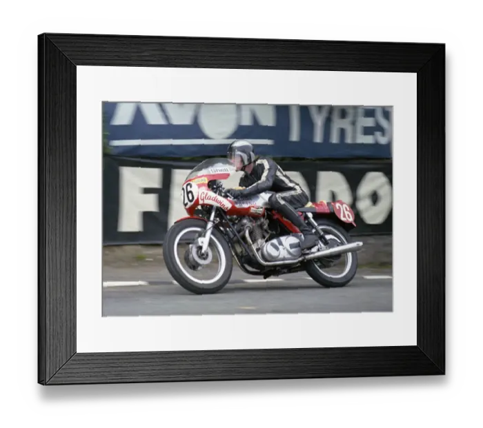 Framed Print : Dave Bedlington (Norton) 1973 Production TT Framed Print : Dave Bedlington (Norton) 1973 Production TT