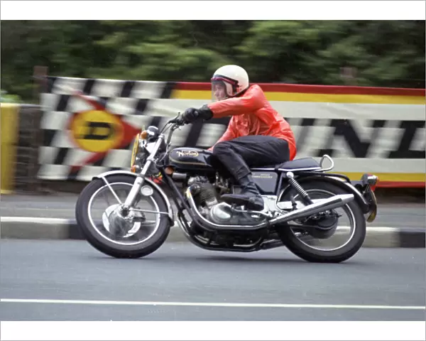 George Short (Norton) 1973 TT Travelling marshal