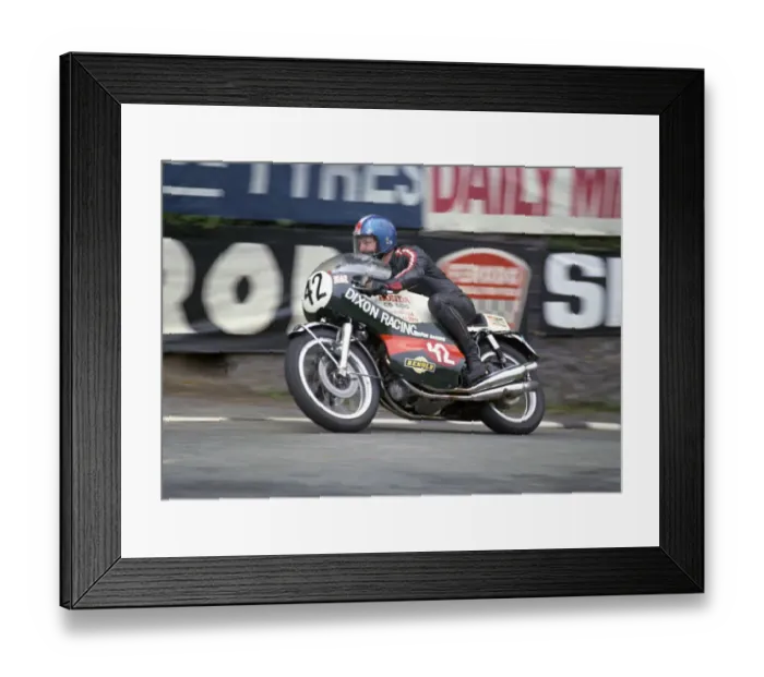 Framed Print : Bill Smith (Honda) 1973 Production TT Framed Print : Bill Smith (Honda) 1973 Production TT