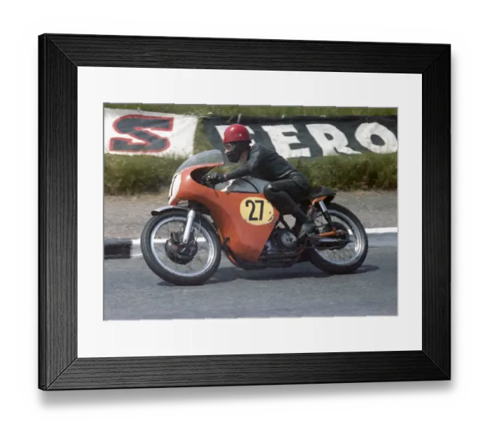 Framed Print : Gordon Keith (Norton) 1967 Senior TT