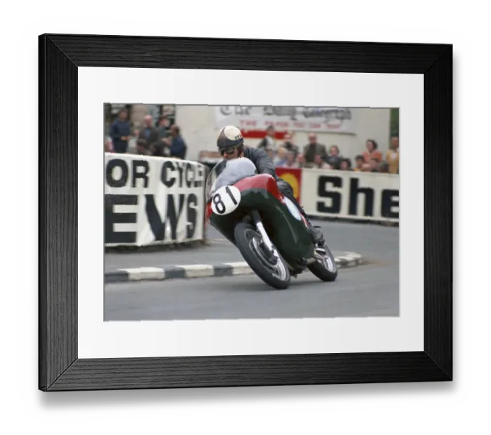 Framed Print : Nigel Warren (AJS) 1968 Junior Manx Grand Prix Framed Print : Nigel Warren (AJS) 1968 Junior Manx Grand Prix