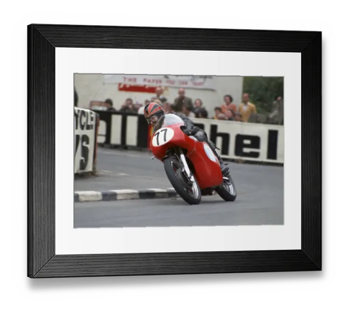 Framed Print : John Dawson (AJS) 1968 Junior Manx Grand Prix Framed Print : John Dawson (AJS) 1968 Junior Manx Grand Prix