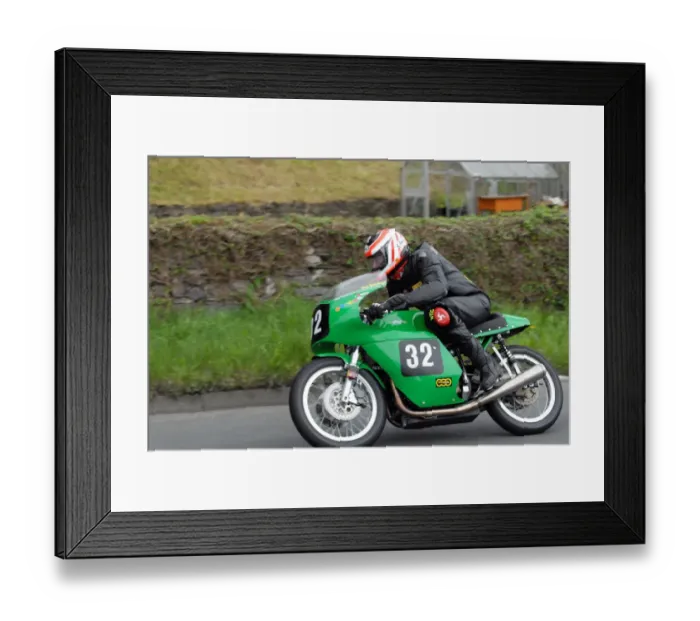 Framed Print : Walo Bertschinger (Paton) 2011 Senior Classic Manx Grand Prix Framed Print : Walo Bertschinger (Paton) 2011 Senior Classic Manx Grand Prix