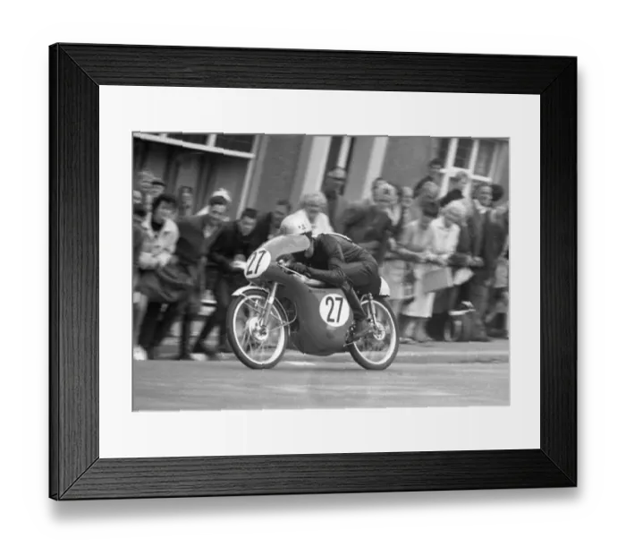 Framed Print : Phil Horsham (Honda) 1964 50cc TT Framed Print : Phil Horsham (Honda) 1964 50cc TT