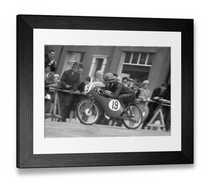 Framed Print : Don Juler (Itom) 1964 50cc TT Framed Print : Don Juler (Itom) 1964 50cc TT