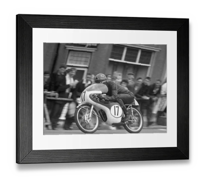 Framed Print : Mike Simmonds (Tohatsu) 1964 50cc TT Framed Print : Mike Simmonds (Tohatsu) 1964 50cc TT