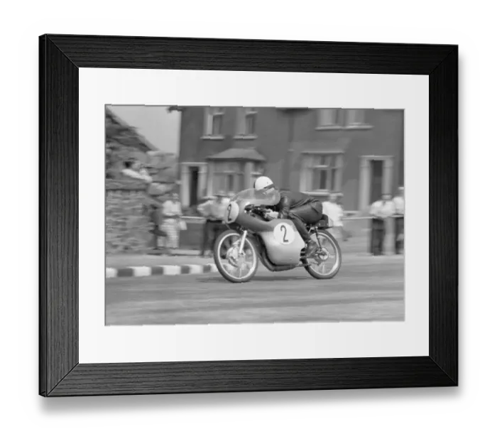 Framed Print : Ernst Degner (Suzuki) 1962 50cc TT Framed Print : Ernst Degner (Suzuki) 1962 50cc TT